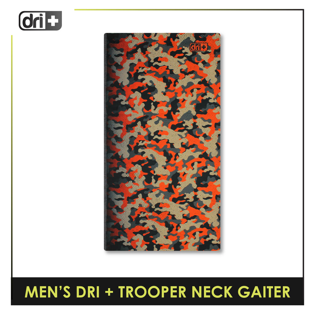 Dri Plus Men's Army Trooper Washable Multi-Functional Moisture Wicking Neck Gaiter 1 piece DMNAT2401