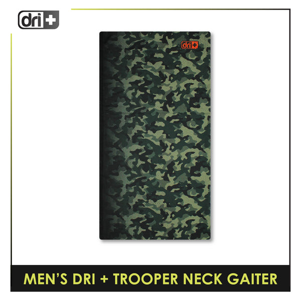 Dri Plus Men's Army Trooper Washable Multi-Functional Moisture Wicking Neck Gaiter 1 piece DMNAT2401