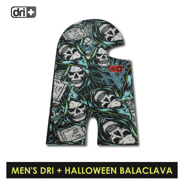 Dri Plus Men's Halloween Washable Multi-Functional Moisture Wicking Balaclava 1 piece DMBALAREP01