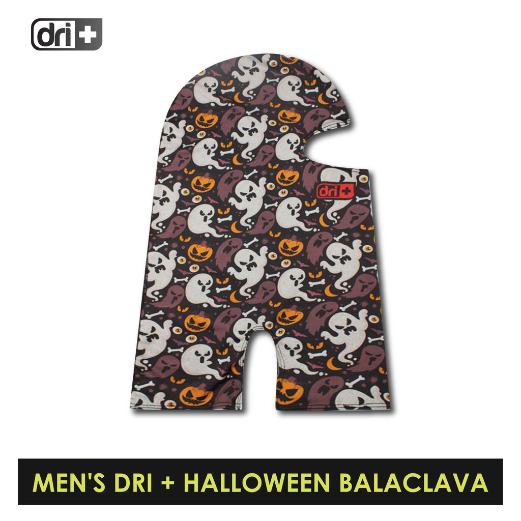 Dri Plus Men's Halloween Washable Multi-Functional Moisture Wicking Balaclava 1 piece DMBALAREP01