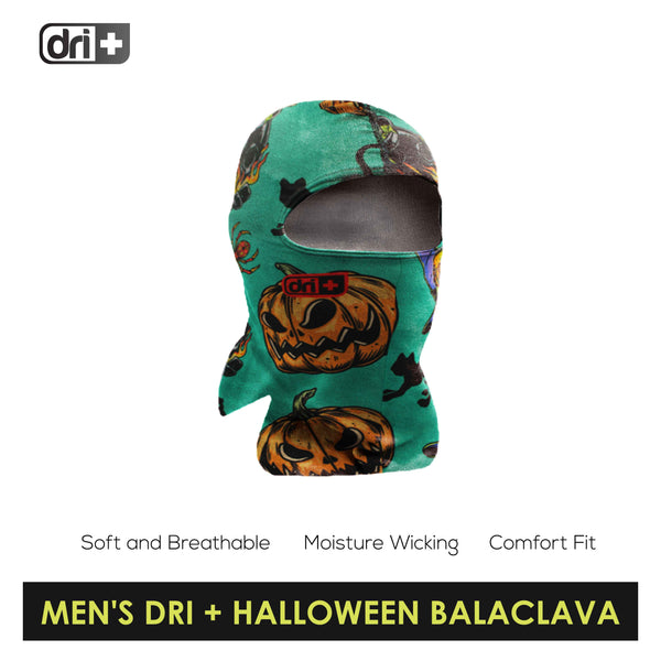 Dri Plus Men's Halloween Washable Multi-Functional Moisture Wicking Balaclava 1 piece DMBALAREP01
