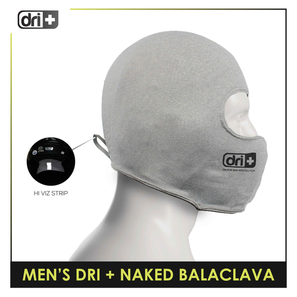 Dri Plus Men's Washable Multi-Functional Moisture Wicking Naked Balaclava 1 pc (free size) DMNBALA1401 (6697402597481)