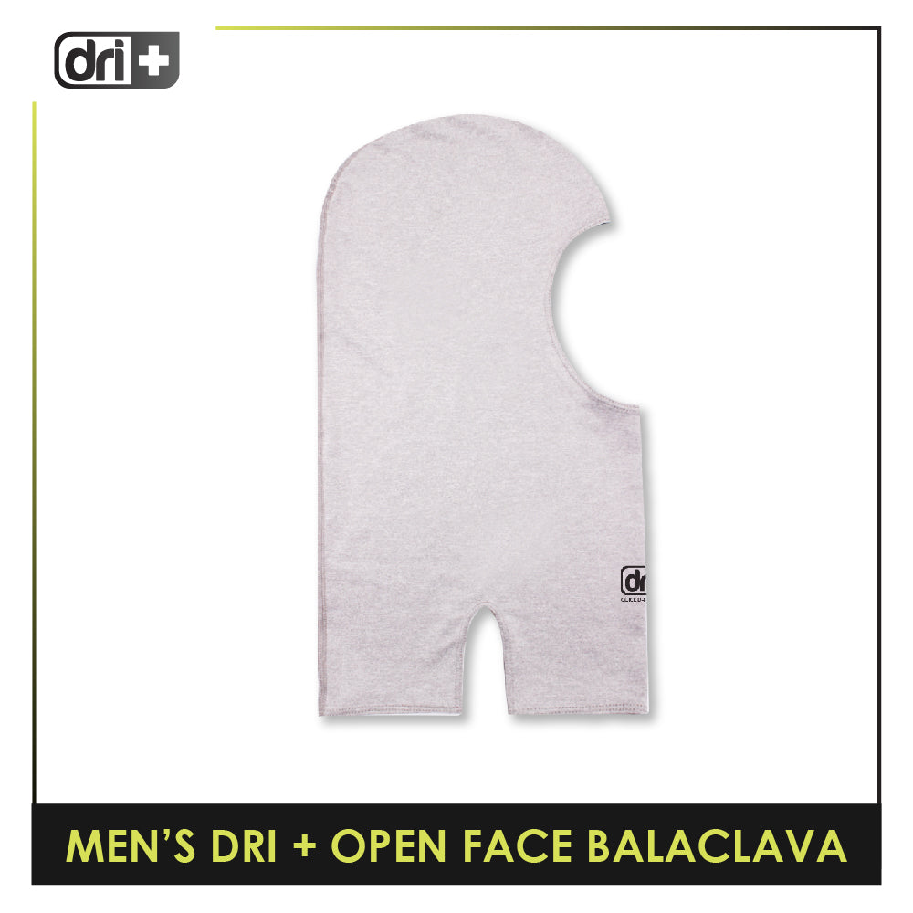 Dri Plus Men's Washable Multi-Functional Moisture Wicking Open Face Balaclava 1 piece DMBALA02