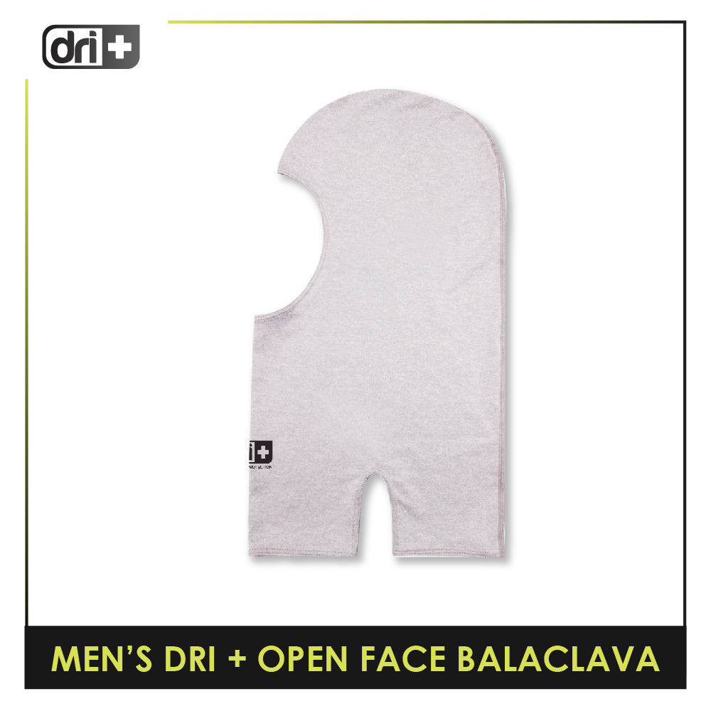 Dri Plus Men's Washable Multi-Functional Moisture Wicking Open Face Balaclava 1 piece DMBALA02