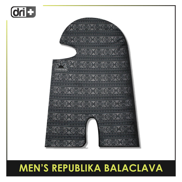 Dri Plus Men's Republika Washable Multi-Functional Moisture Wicking Balaclava 1 piece DMBR3101