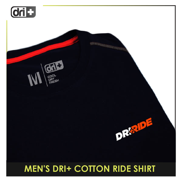 Dri Plus Men's Cotton Ride Anti-Odor Sweat Wicking Shirt 1 piece DUMSR2101