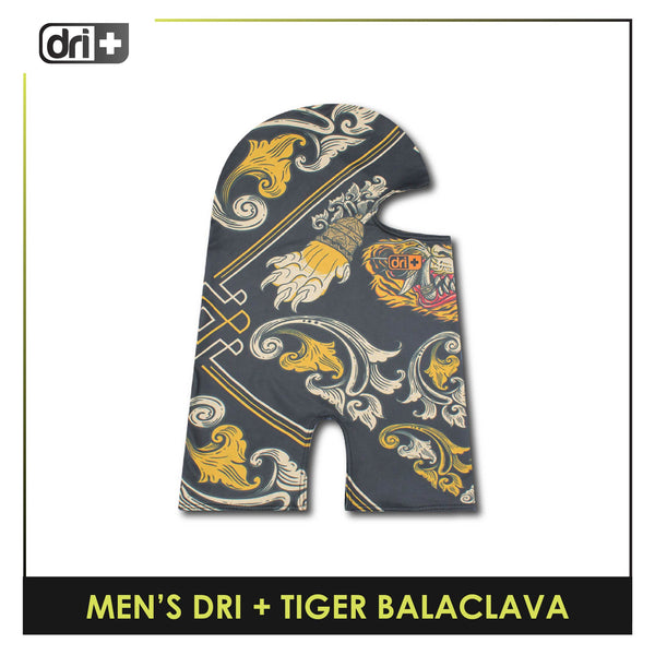 Dri Plus Men's Tiger 2022 Washable Multi-Functional Moisture Wicking Balaclava 1 piece DAMBTIGER21 (Limited Edition)