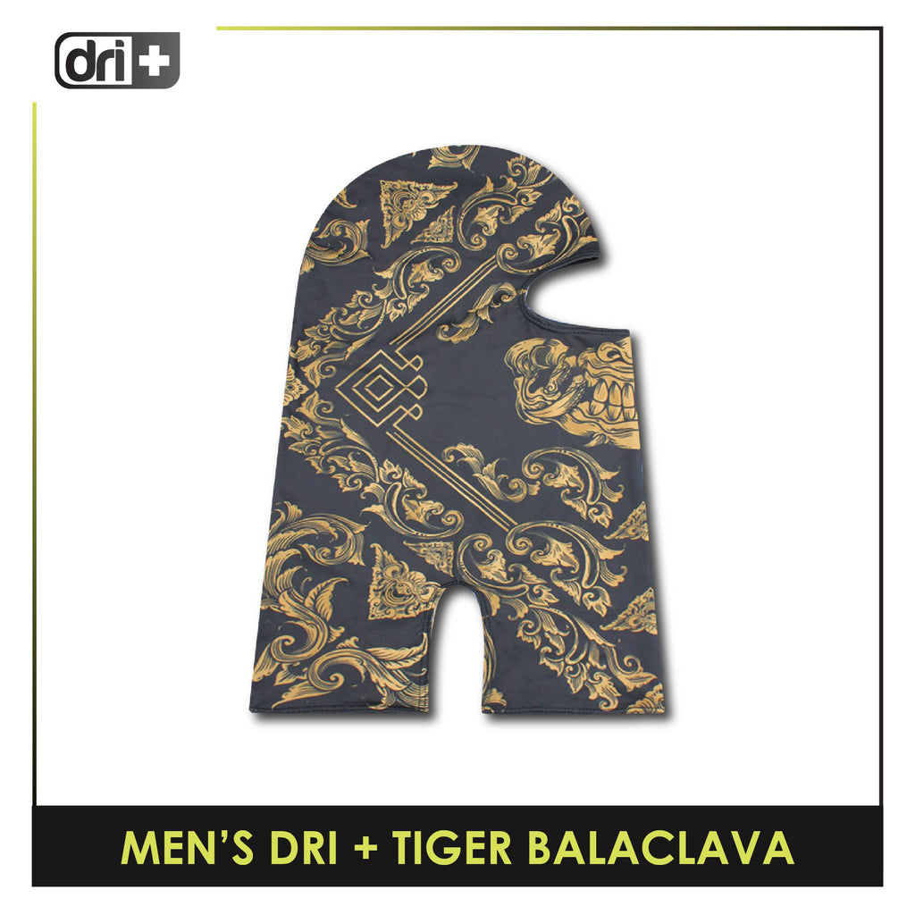 Dri Plus Men's Tiger 2022 Washable Multi-Functional Moisture Wicking Balaclava 1 piece DAMBTIGER21 (Limited Edition)