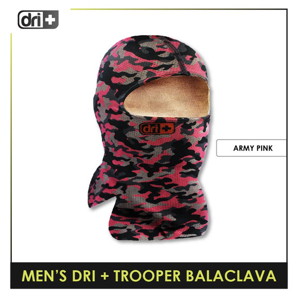 Dri Plus Men's Army Trooper Series Washable Multi-Functional Moisture Wicking Balaclava 1 piece DMBAT2401