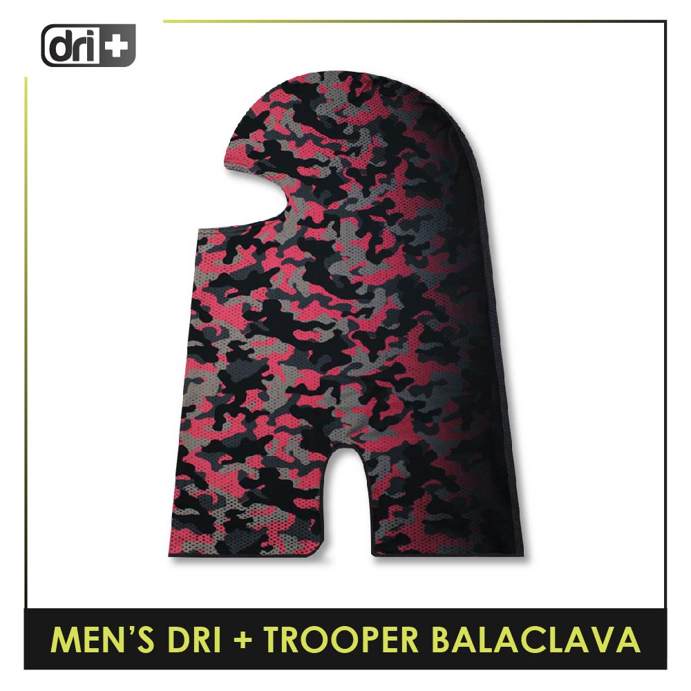 Dri Plus Men's Army Trooper Series Washable Multi-Functional Moisture Wicking Balaclava 1 piece DMBAT2401