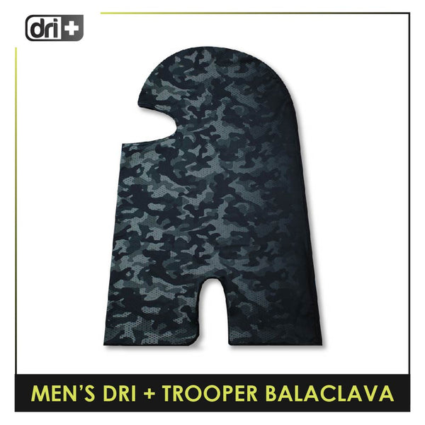 Dri Plus Men's Army Trooper Series Washable Multi-Functional Moisture Wicking Balaclava 1 piece DMBAT2401