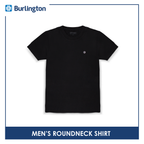 Burlington Men's OVERRUNS Cotton-Rich Round Neck Shirt 1 piece GMSRCO1 (6671357739113)