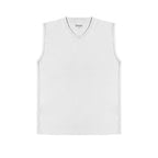 Burlington Men's OVERRUNS Cotton-Rich V-Neck Sleeveless Shirt 1 piece GMSVSCO1 (6671360983145)
