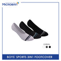 Microban Boys' Cotton Thick Sports Foot Cover 3 pairs in a pack VBSFG7