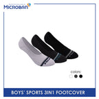 Microban Boys' Cotton Thick Sports Foot Cover 3 pairs in a pack VBSFG7