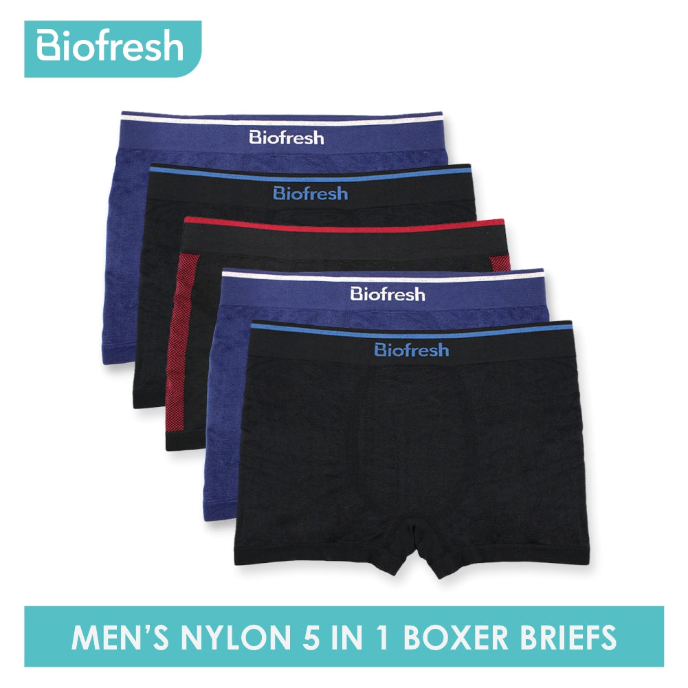 Biofresh Men's OVERRUNS Cotton Breathable Brief 5 pieces in 1 pack