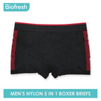 Biofresh Men's Antimicrobial Seamless Boxer Brief 5 pieces in a pack OUMBBG2 (6701151420521)