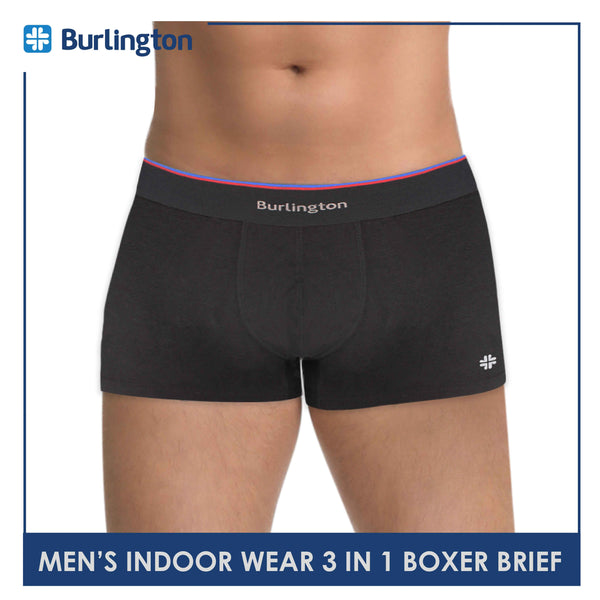 Burlington 3in1 Men's Boxer Brief Cotton Classics Underwear GTMBBVG0401 (6658948005993)