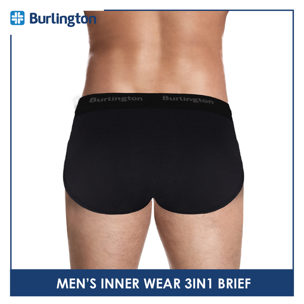 Burlington 3in1 Men's Brief Cotton-Rich Underwear GTMBSFSG1 (Limited Time Offer) (6661741740137)