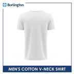 Burlington Men's Cotton Classic Regular Fit V-Neck Shirt 1 piece GTMSCV1