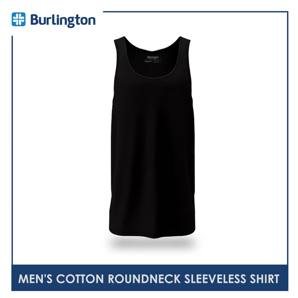 Burlington Men's Cotton Premium Slim Fit Sleeveless Shirt 1 piece GTMSSP1