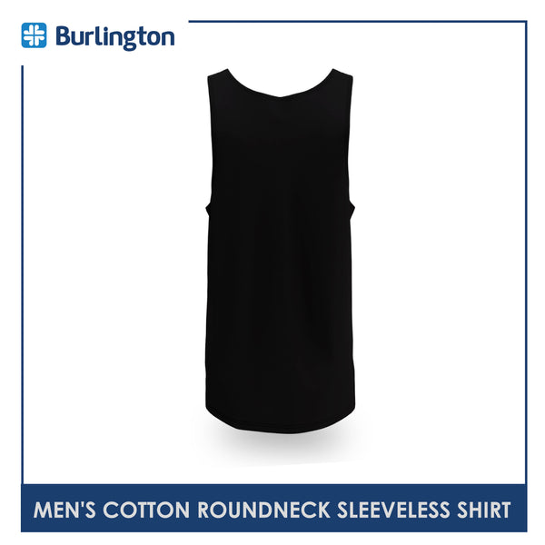 Burlington Men's Cotton Premium Slim Fit Sleeveless Shirt 1 piece GTMSSP1