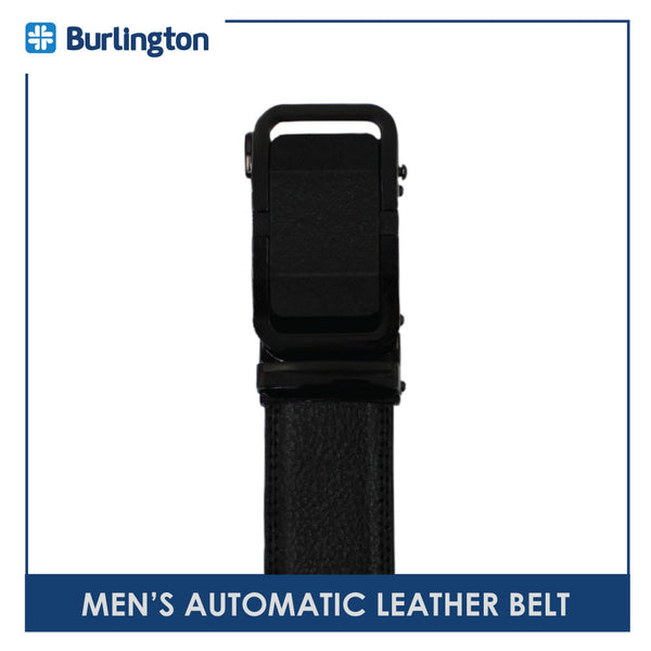 Burlington Men's Automatic Buckle Genuine Leather Belt 1 piece JMLA2401