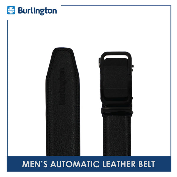 Burlington Men's Automatic Buckle Genuine Leather Belt 1 piece JMLA2401