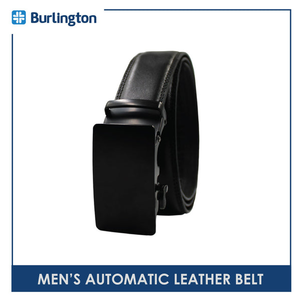 Burlington Men's Automatic Buckle Genuine Leather Belt 1 piece JMLA2403