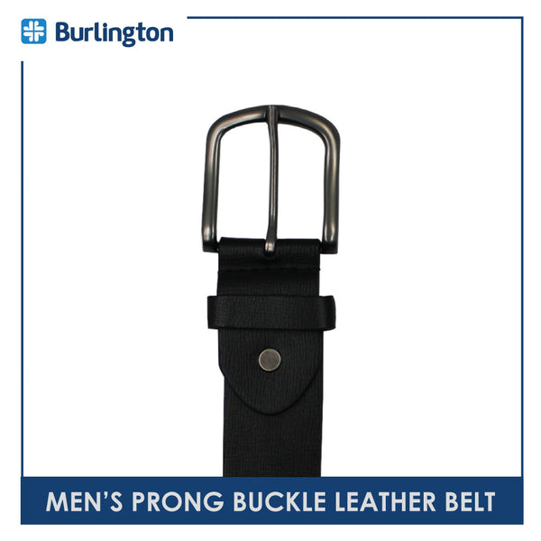 Burlington Men's Prong Buckle Genuine Leather Belt 1 Piece JMLP2403
