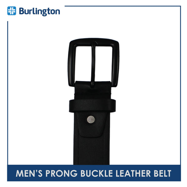 Burlington Men's Prong Buckle Genuine Leather Belt 1 Piece JMLP2404