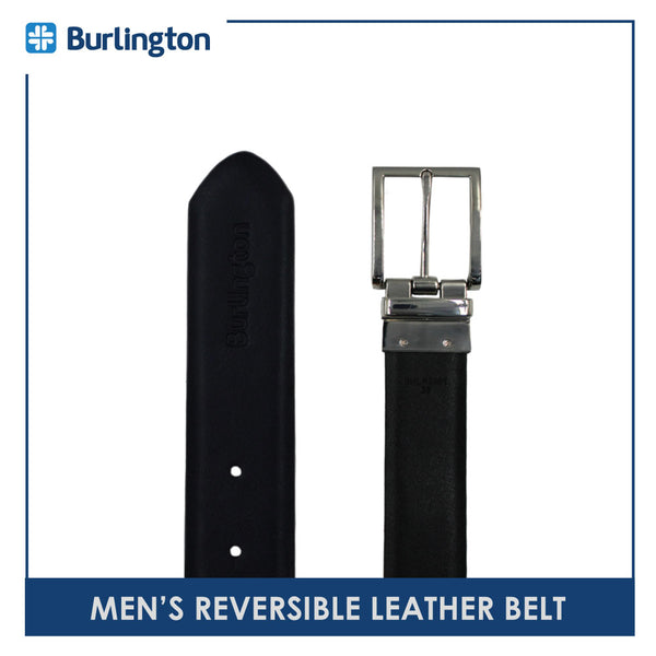 Burlington Men's Reversible Genuine Leather Belt 1 Piece JMLR2401