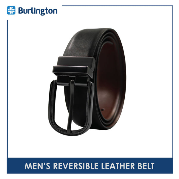 Burlington Men's Reversible Genuine Leather Belt 1 Piece JMLR2402