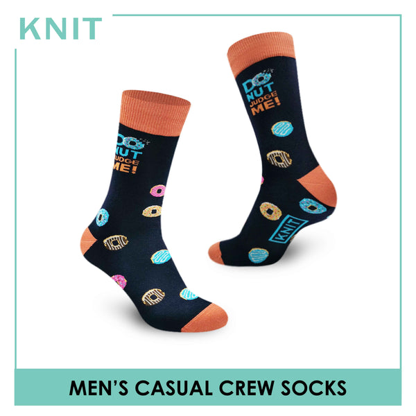 KNIT KMC1808 Men's Casual Crew Socks (6540418252905)