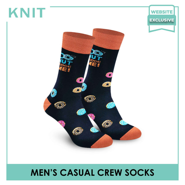 KNIT KMC1808 Men's Casual Crew Socks (6540418252905)