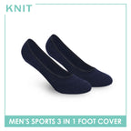 Knit Men’s Thick Sports Foot Cover 3 pairs in a pack KMSFKG1