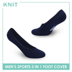 Knit Men’s Thick Sports Foot Cover 3 pairs in a pack KMSFKG1