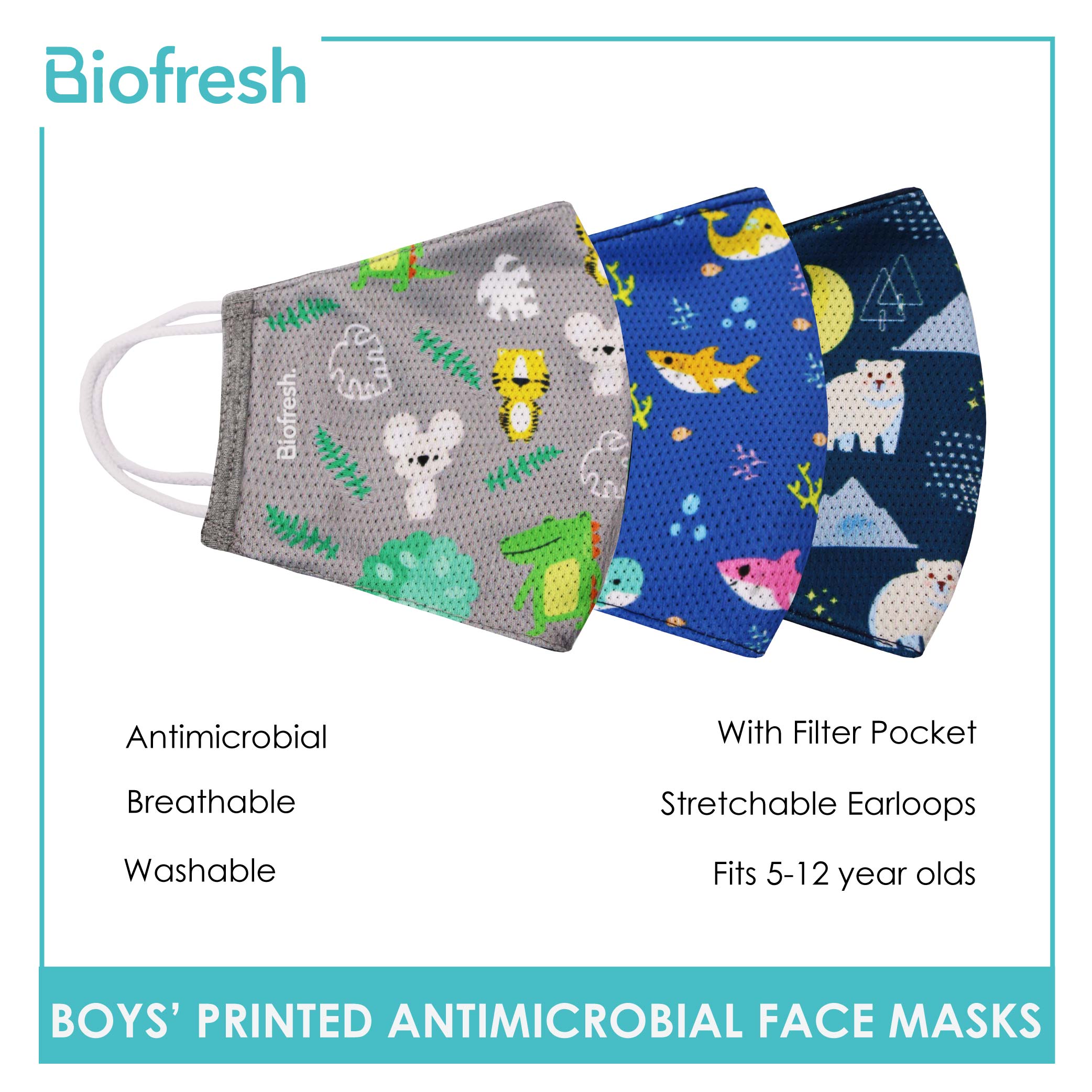 Washable Face Mask for Boys