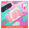 OMO Ladies' Mystery Box of Socks 4 in a Pack OLCLOWCUT / OLCANKLE / OLCANKLELCUT