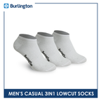 Burlington Ladies' Cotton Lite Thin Casual Low Cut Socks 3 pairs in a pack 620