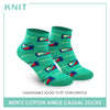 Knit KMC9210 Men's Cotton Ankle Casual Socks 1 pair