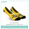 Knit Men's Minions Fashion Printed Cotton Casual Foot Cover 1 pair KMDMF9403