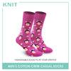 Knit Men's Alien Dog Fashion Printed Cotton Crew Casual Socks 1 pair KMC144