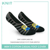 Knit Men's Minions Fashion Printed Cotton Casual Foot Cover 1 pair KMDMF9404