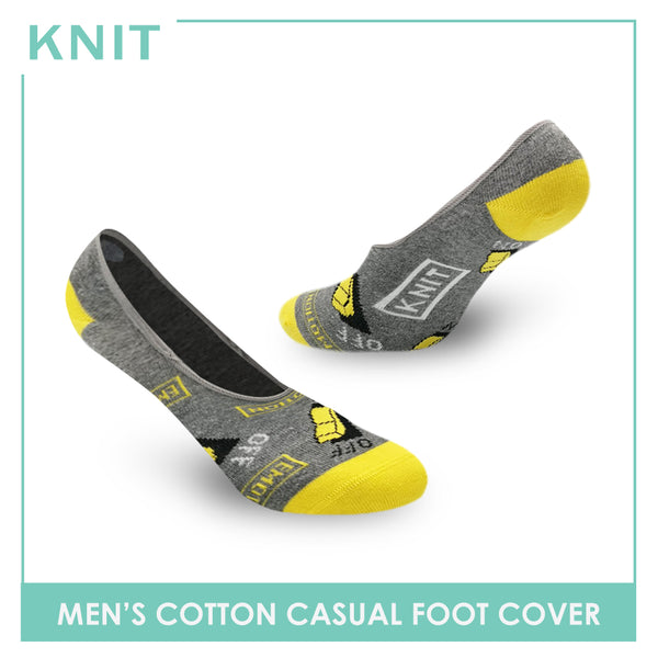 Knit KMCF1844 Men's Cotton Casual No Show Socks 1 Pair (4835400548457)