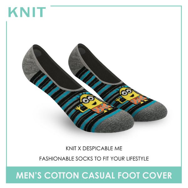 Knit KMDMF9406 Men's Cotton No Show Casual Socks 1 pair (4366932476009)
