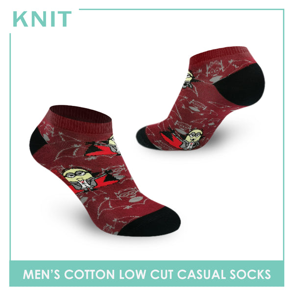 Knit KMMH9404 Men's Cotton Low Cut Casual Socks 1 pair (4366908489833)