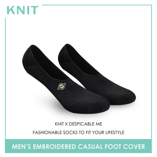 Knit KMCEFDM0401 Men's Casual Footcover 1 Pair (4851497140329)