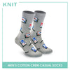 Knit Men's Gameboy Fashion Printed Cotton Crew Casual Socks 1 pair KMC9420