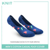 Knit Men's Paper Plane Fashion Printed Cotton Light Performance Foot Cover 1 pair KMCF9202